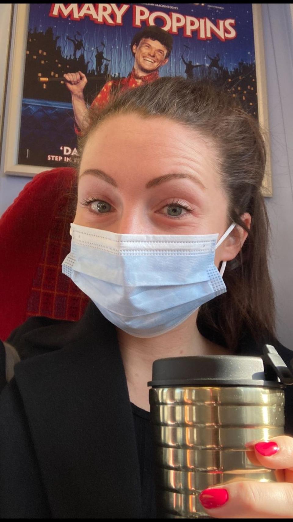 Nicole Abel, 29, says she hadn’t realised a sore throat was a symptom of Covid until she tested positive this week (Nicole Abel)