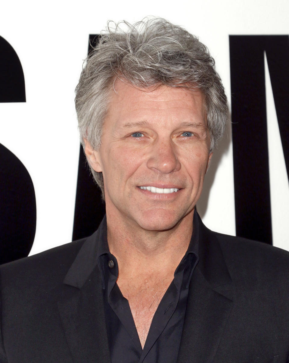 Jon Bon Jovi smiles