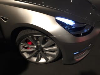 Tesla Model 3 design prototype - reveal event - March 2016