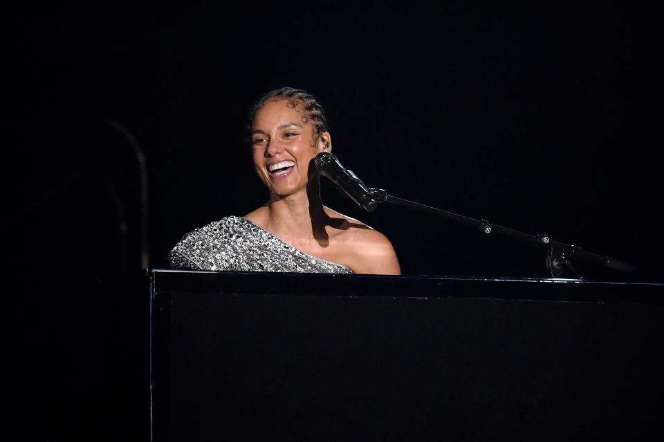 Alicia Keys performs onstage during the 62nd Annual GRAMMY Awards at Staples Center on January 26, 2020 in Los Angeles, California. | Getty Images—2020 Getty Images