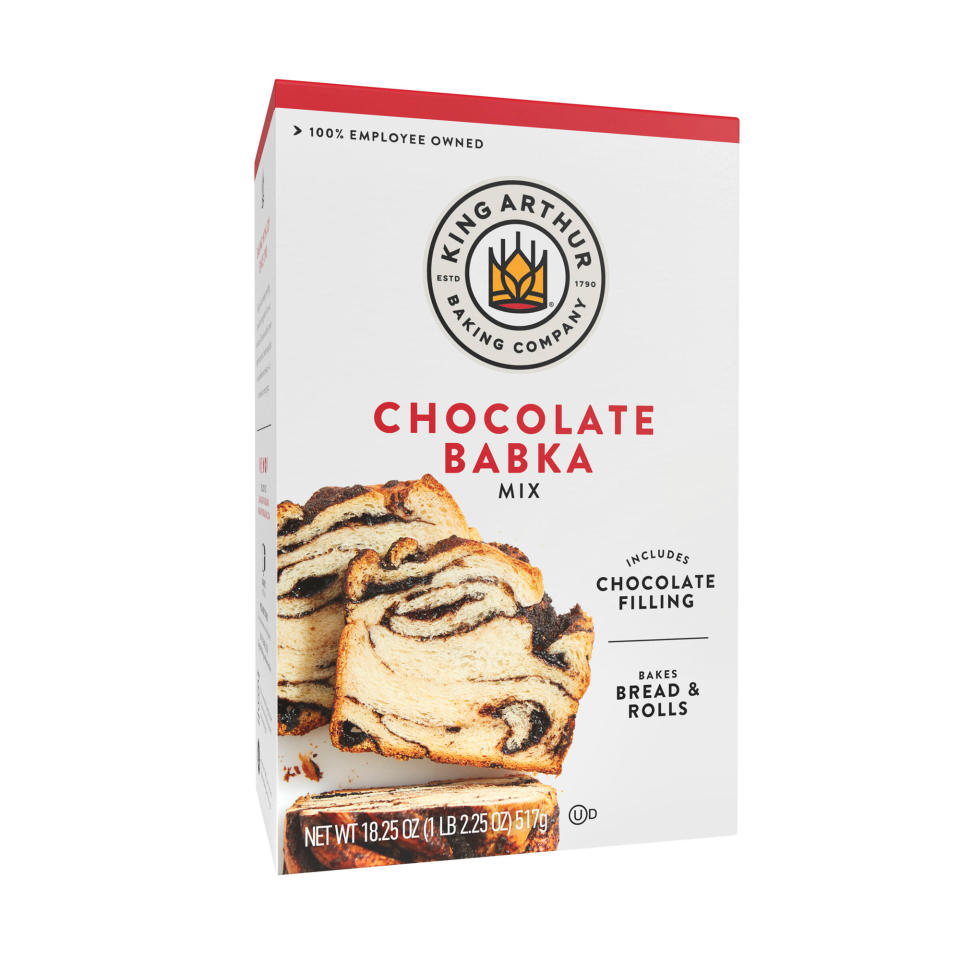 <p>Just add butter and water—everything else you need is included in the pre-measured kit. The loaf bakes up moist and fluffy with a swirl of rich, fudgy chocolate inside. <i>$9, <a href="https://www.kingarthurbaking.com/" rel="nofollow noopener" target="_blank" data-ylk="slk:kingarthurbaking.com;elm:context_link;itc:0;sec:content-canvas" class="link ">kingarthurbaking.com</a></i></p>