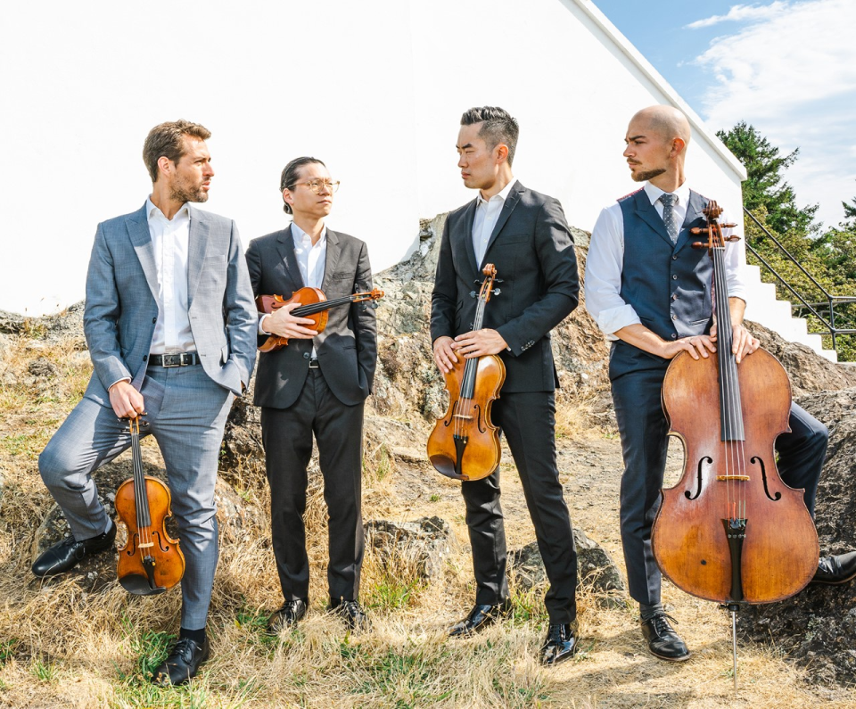 The Grammy-nominated chamber ensemble Dover Quartet performs for Artist Series Concerts of Sarasota.