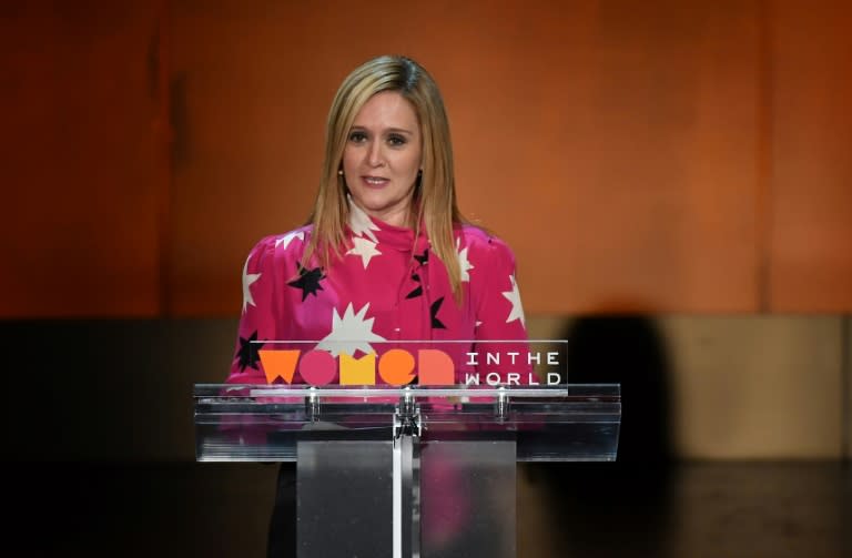 US President Donald Trump has provided a ratings boom for comedians like Samantha Bee and her weekly show "Full Frontal with Samantha Bee" on TBS