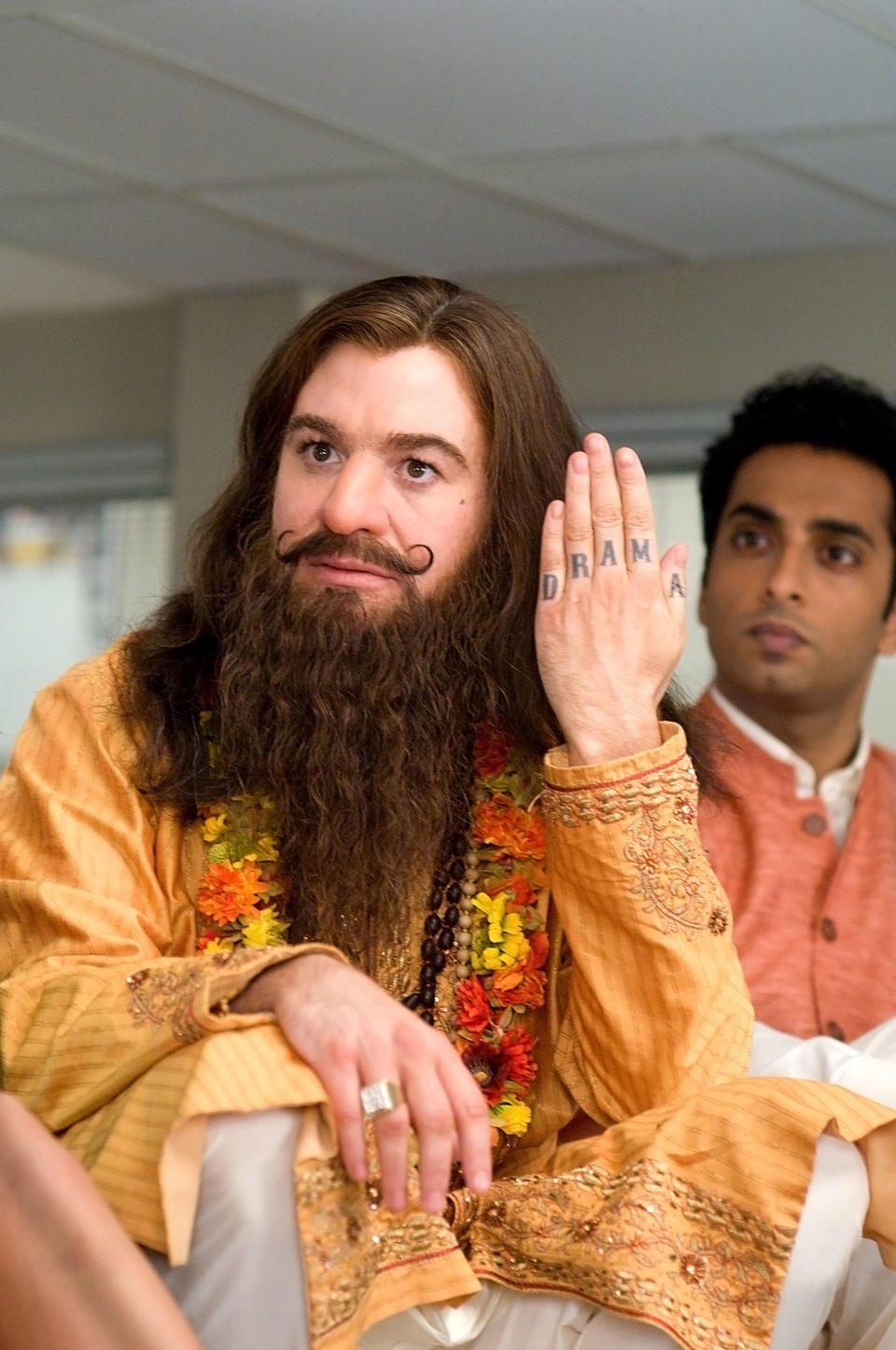 him as a guru in the film