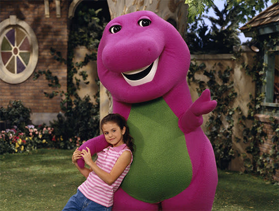 demi lovato on barney