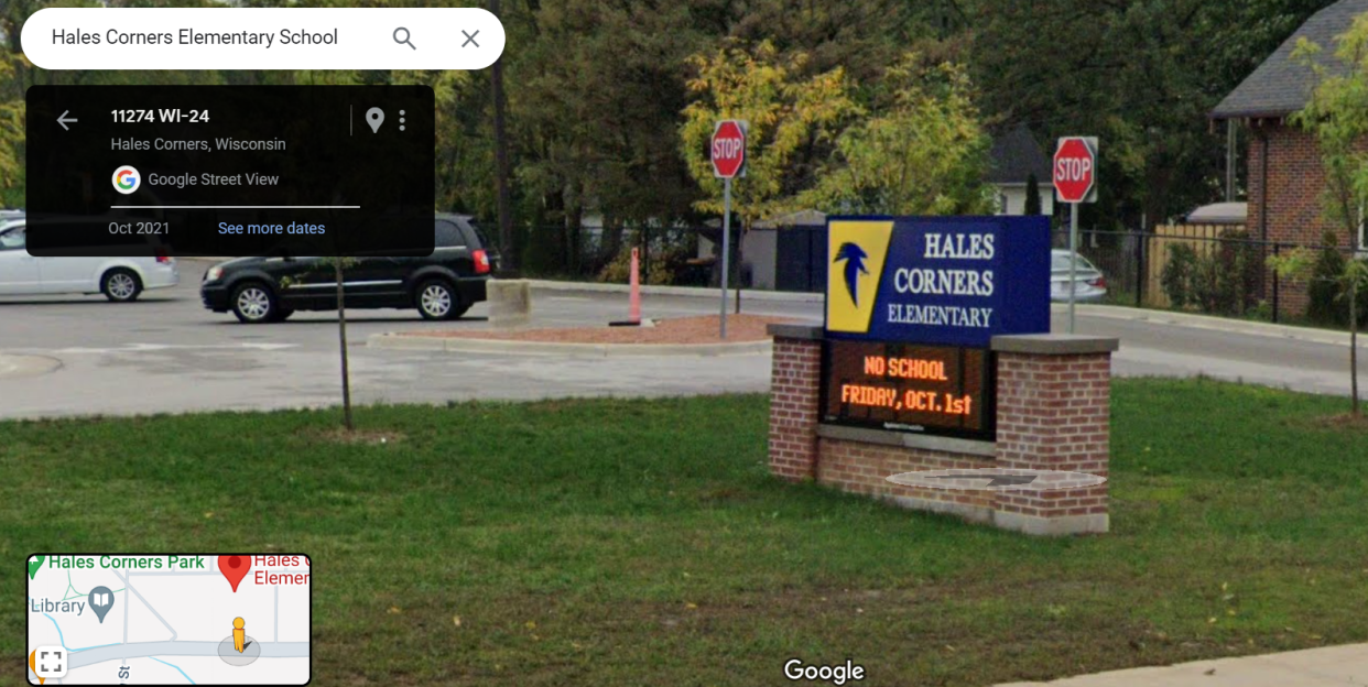 Hales Corners Elementary School was evacuated Tuesday, Jan. 16, because of a natural gas leak. Students were safely evacuated to the Hales Corners Public Library, and parents were instructed to pick their children up at the library.