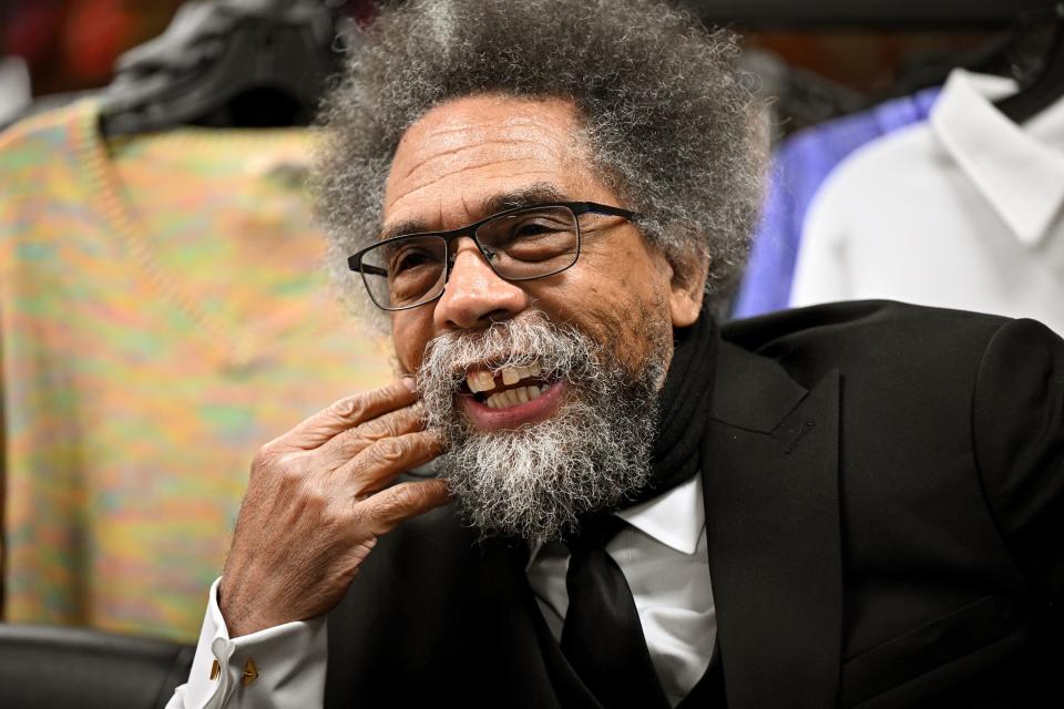 Presidential candidate Cornel West, talks about America and his thoughts about what the country needs during an interview at Twisted Roots in Salt Lake City on Monday, Nov. 20, 2023. | Scott G Winterton, Deseret News