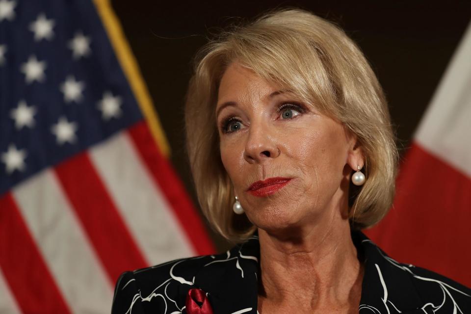 'That was very frustrating': Parkland high school students not impressed by Betsy DeVos's visit after shooting