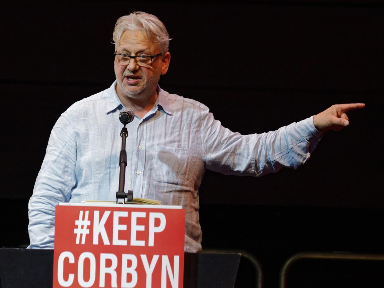 Momentum founder Jon Lansman during Jeremy Corbyn's second leadership battle: Rex