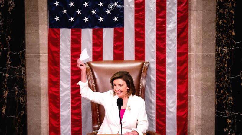 美國聯邦眾議院議長裴洛西傳下週將訪問台灣。（圖／翻攝自facebook.com/NancyPelosi）