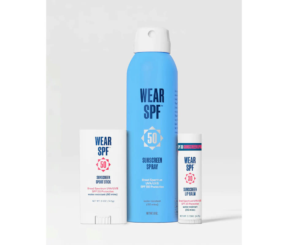 <p>Courtesy Image</p><p>Sun protection is an important precaution for any outdoor activity, especially one that lasts four or more hours. WearSPF is a sunscreen brand founded by PGA superstar Justin Thomas after his doctor discovered early-stage melanoma on his leg. To protect your player from the dangers of UV rays, hook them up with <a href="https://wearspf.com/products/course-essentials?variant=45288808743143" rel="nofollow noopener" target="_blank" data-ylk="slk:WearSPF Course Essentials;elm:context_link;itc:0;sec:content-canvas" class="link ">WearSPF Course Essentials</a>—a three-pack of products to shield their face, body, and lips. The Lip Balm is minty and cooling, offering UVA/UVB SPF 30 protection. The pocket-size, water-resistant Sport Stick boasts broad-spectrum SPF 50 and is the easiest way to re-apply to the face every 80 minutes without mucking up hands. And, the broad-spectrum SPF 50 Sports Spray is stellar at protecting the arms and back of neck. Nourishing ingredients like aloe leaf juice and avocado oil keep skin feeling hydrated, not sticky.</p>