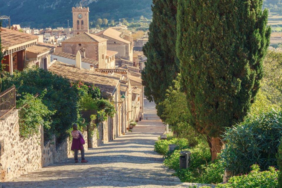 Take a stroll through Pollenca's honey-coloured streets (istock)