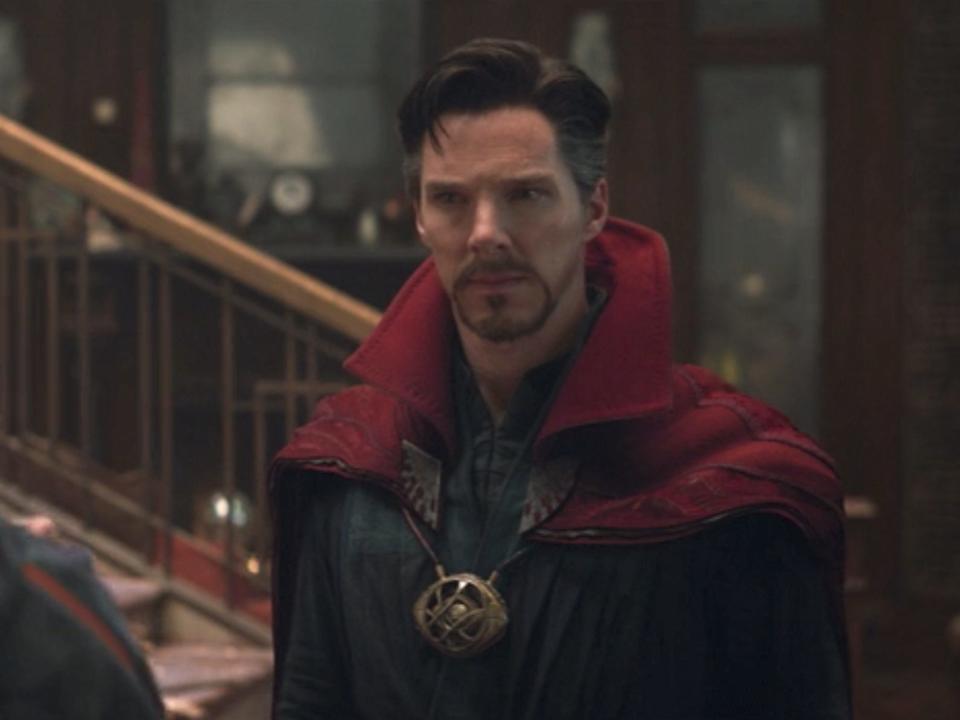Benedict Cumberbatch as Doctor Strange in "Avengers: Infinity War."