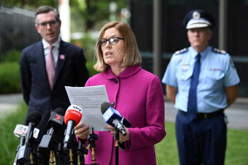 NSW Chief Health Officer Dr Kerry Chant speaks to the media during a press conference in Sydney.