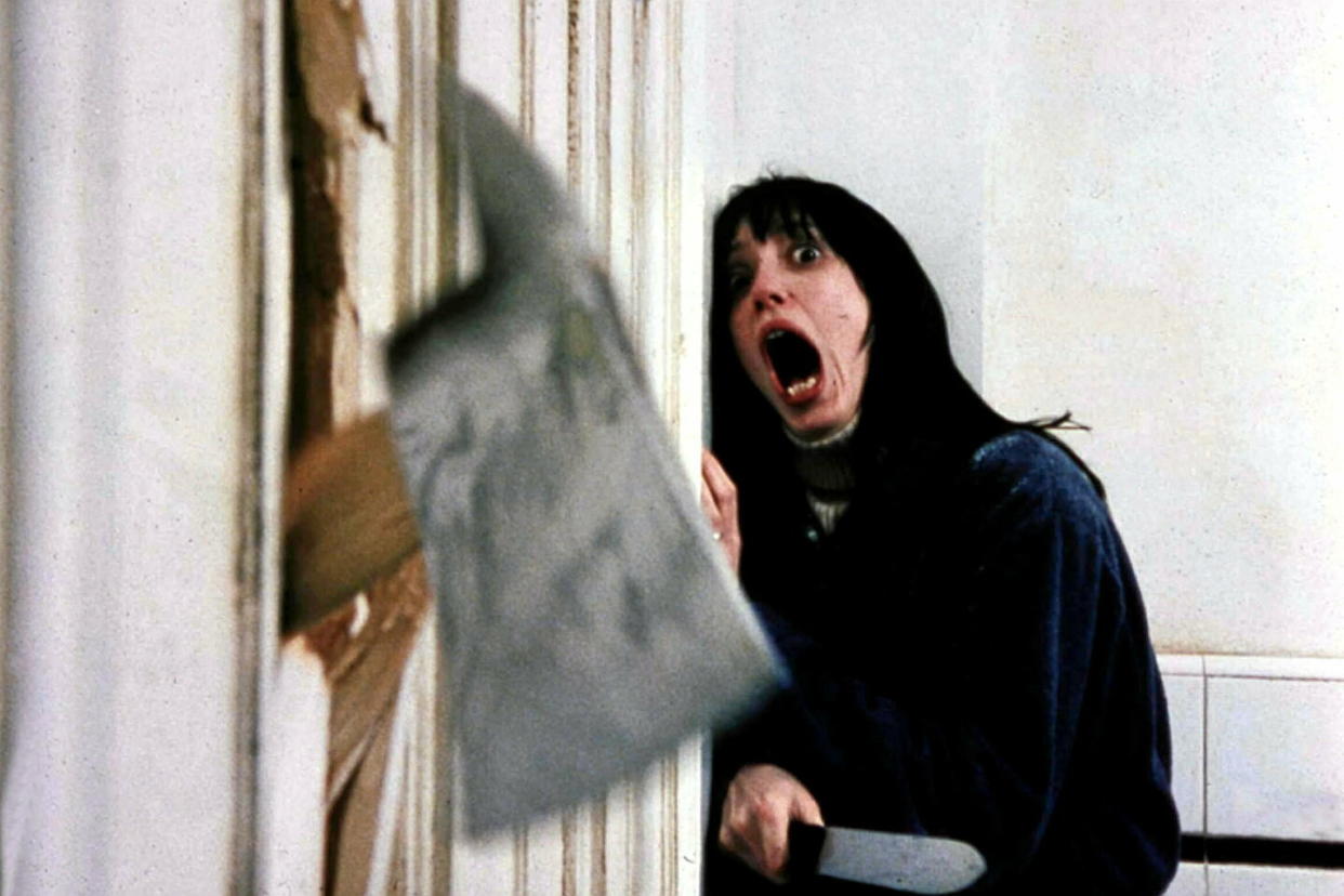 Shelley Duvall terrorisée dans Shining, sorti sur les écrans en 1980.  - Credit:MARY EVANS/SIPA / SIPA / MARY EVANS/SIPA