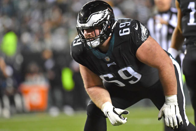 Eagles OL Landon Dickerson suffers injury prior to Super Bowl