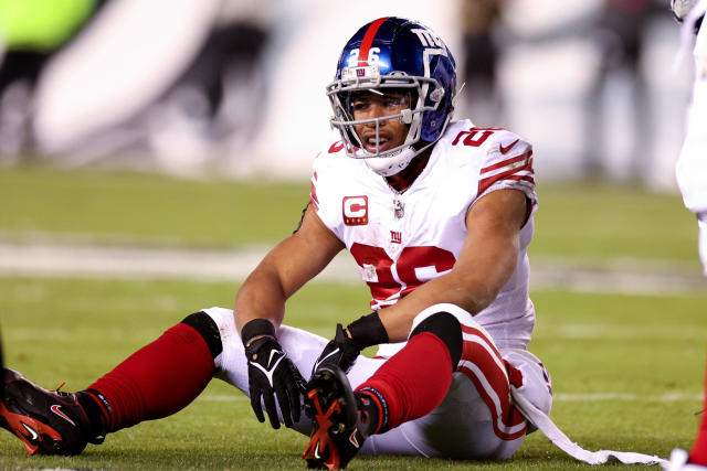 Travis Kelce says Giants' Saquon Barkley should not skip season