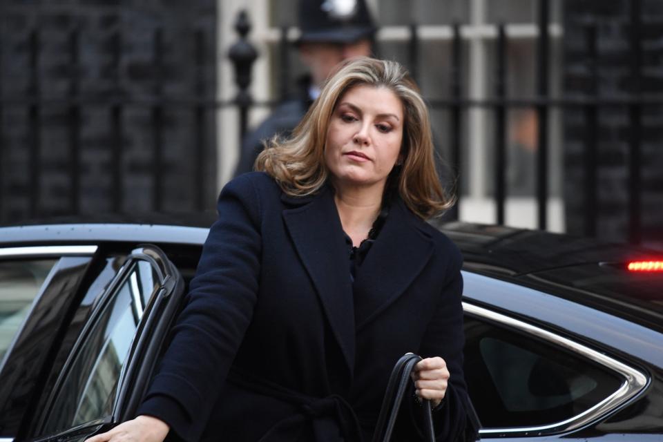 Cabinet meeting: Penny Mordaunt at No10 (PA)