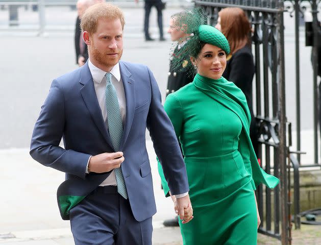 Chris Jackson/Getty Prince Harry and Meghan Markle at Commonwealth Day 2020