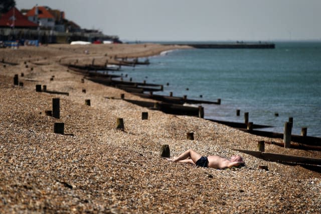 Shark spotted in Herne Bay, Kent