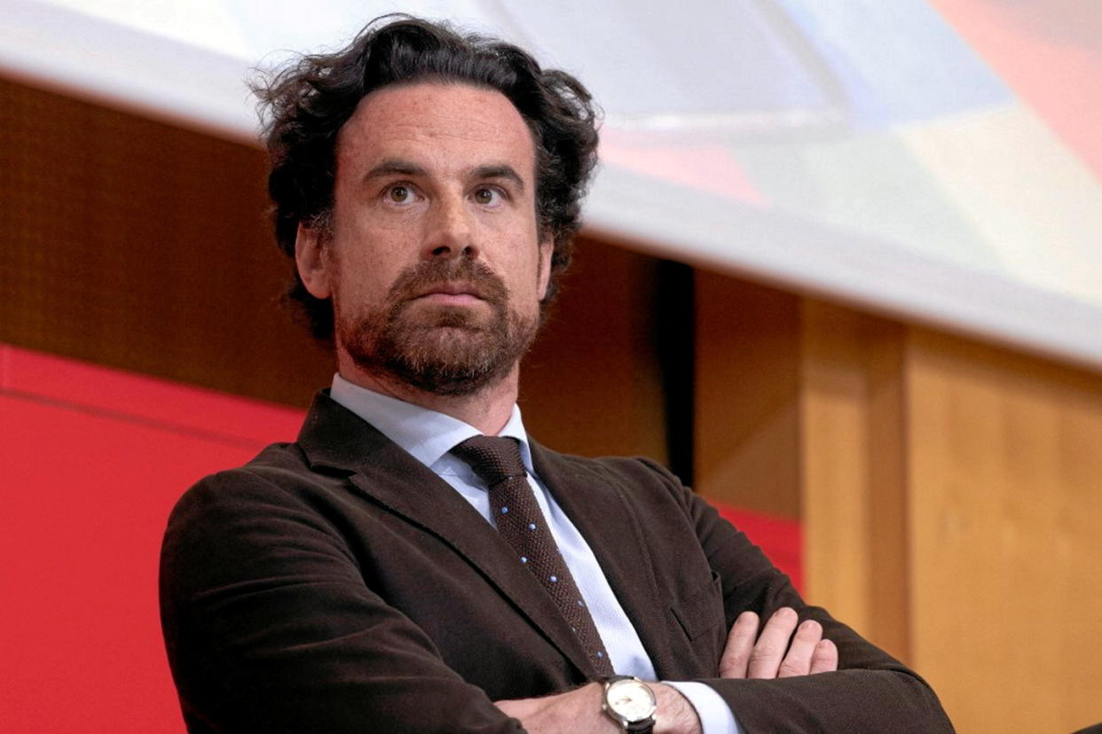 La garde à vue du directeur de Sciences Po Paris Mathias Vicherat, pour des soupçons de violences conjugales, a plongé l’école dans une crise profonde.  - Credit:THOMAS SAMSON / AFP