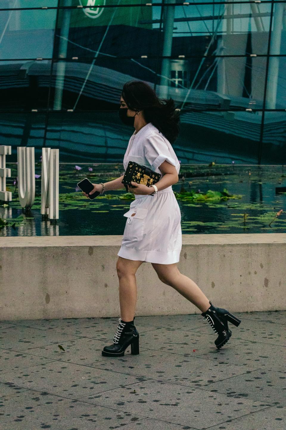 Louis Vuitton Reprised Its Spring 2021 Show in Singapore—See the Best Street Style Looks Here