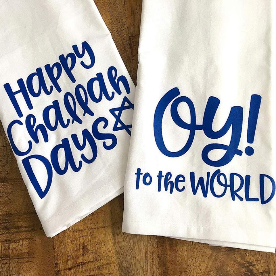 Hanukkah Dish Towels