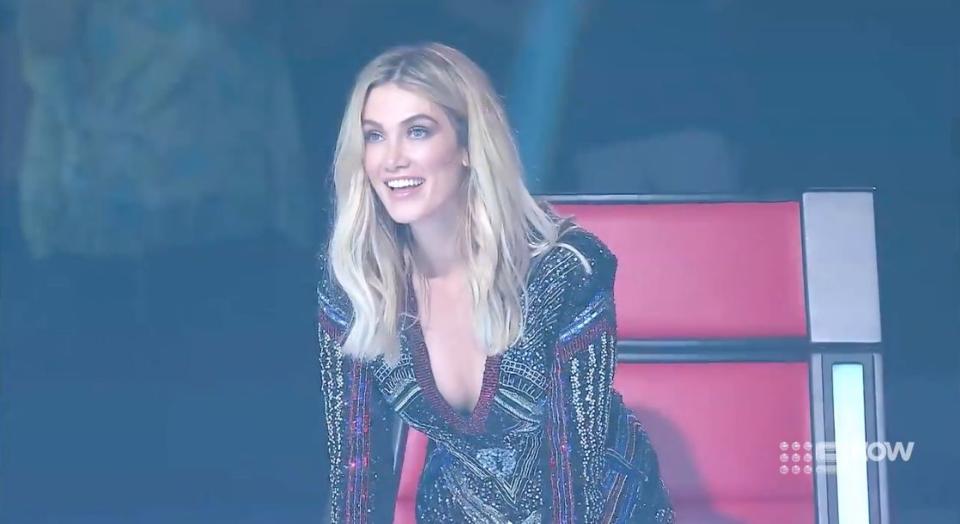 Jack Vidgen had Delta Goodrem stunned