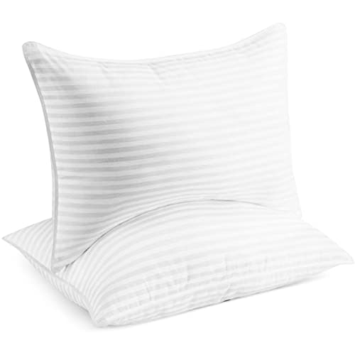 Beckham Hotel Collection Bed Pillows for Sleeping - Queen Size, Set of 2 - Soft Allergy Friendl…