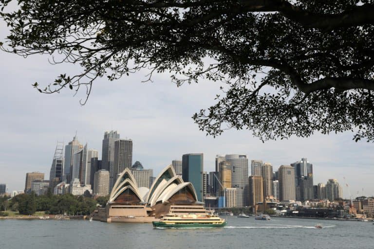 Vue générale de Sydney, principale ville d'Australie - Ludovic MARIN © 2019 AFP