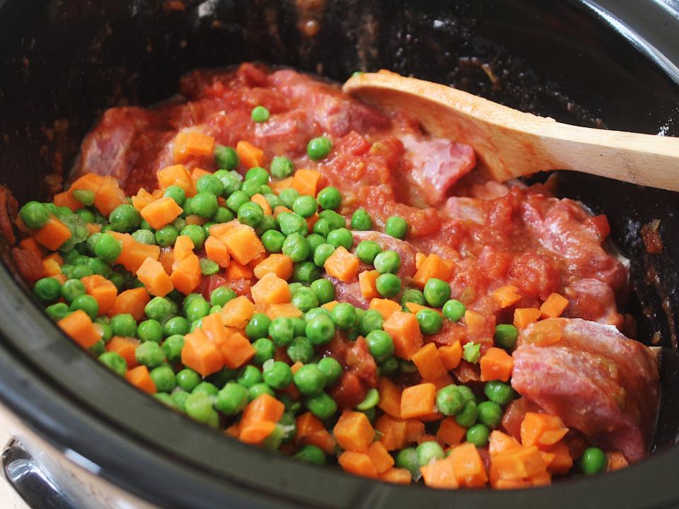 martha stewart recipe for beef stew in a silver crock pot