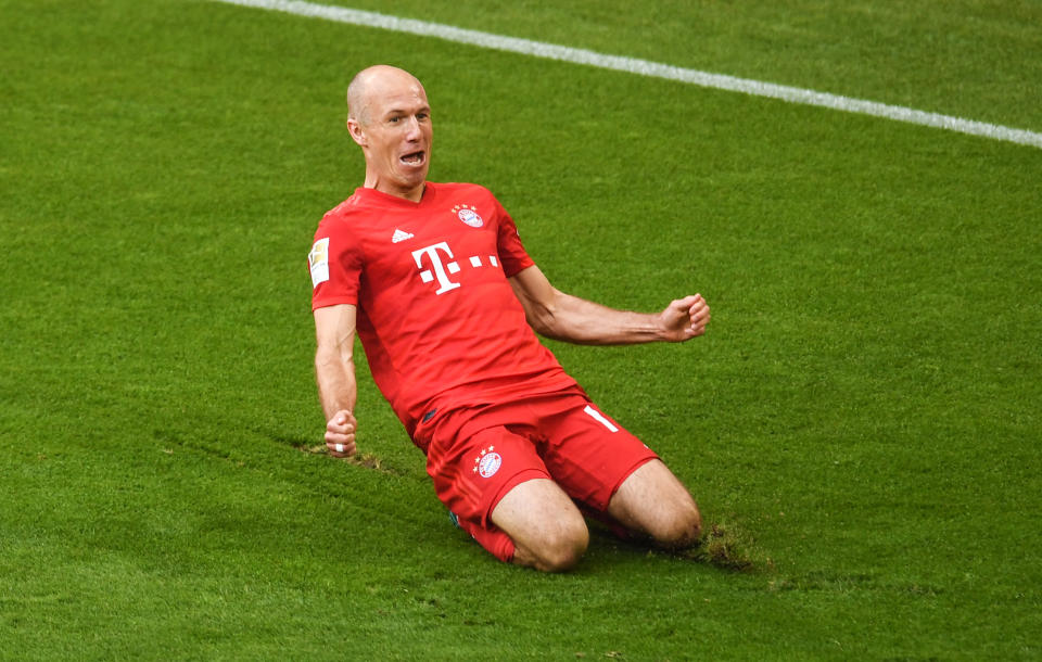 Gleiches galt für Arjen Robben. Auch er wurde eingewechselt und traf.