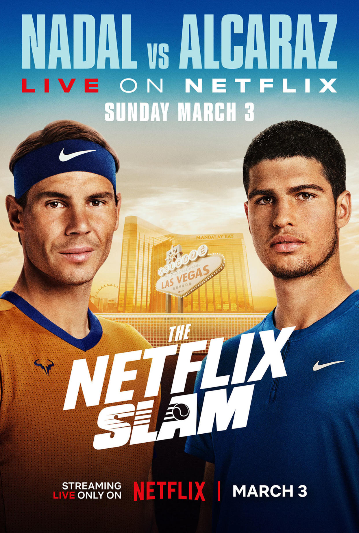 Exclusive: Rafael Nadal and Carlos Alcaraz's match is coming to Netflix (Netflix)