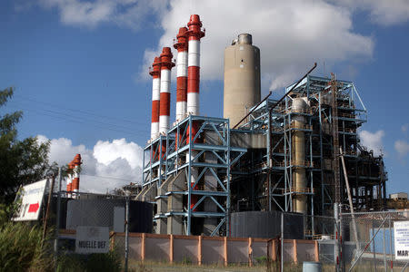 The Central Palo Seco power station of the Puerto Rico Electric Power Authority (PREPA) is seen in San Juan, Puerto Rico January 23, 2018. REUTERS/Alvin Baez