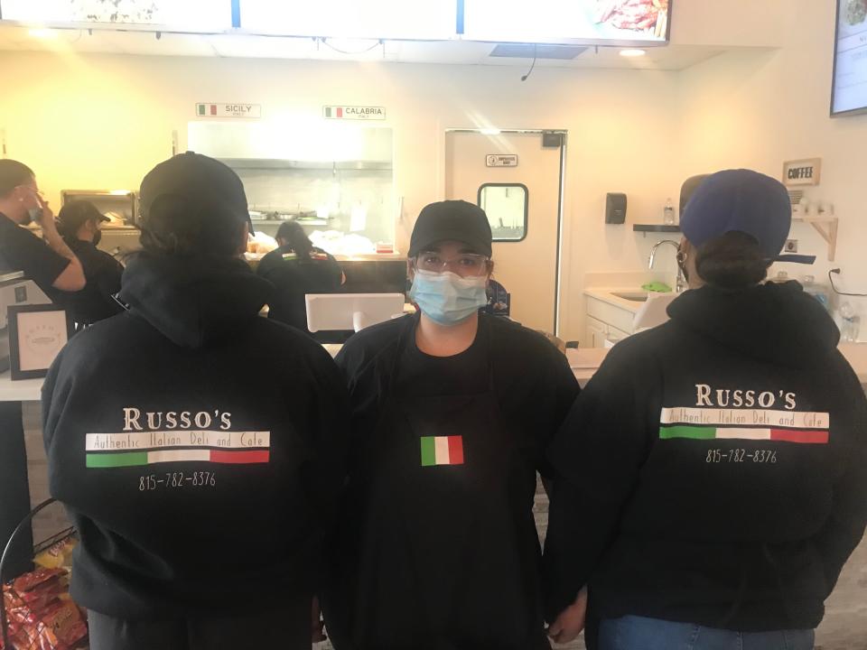 The owner of Russo's Family Deli says: "I didn't want to hold back just because of the coronavirus. I wanted my own Italian deli and coronavirus wasn't going to stop me." Image via John Ferak/Patch