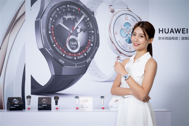 HUAWEI WATCH GT 5 Pro採全新幾何美學設計，時尚運動兼具從容應對各式挑戰。（圖／品牌業者提供）