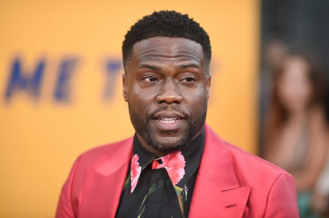 Kevin Hart tears muscles while racing former Patriots player