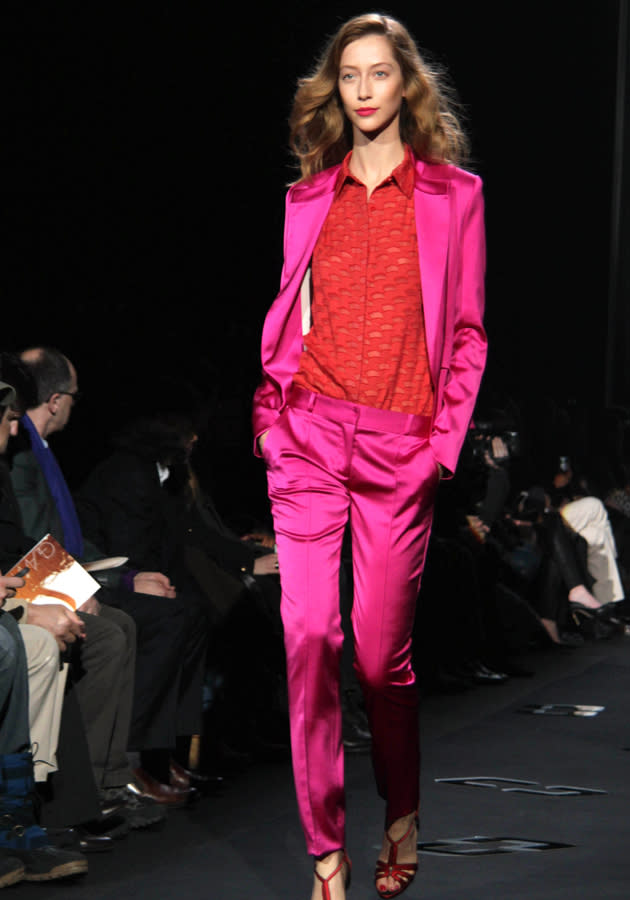 Clashing colours at DVF