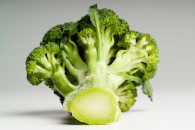 <p>Not a fan of broccoli florets? Well, there’s a whole other part of the veg you’re missing out on that is actually sweeter and, in our humble opinion, even more delicious. Just peel the outside and either eat it raw with hummus or a dip, or <a href="http://cooking.nytimes.com/recipes/1016579-pan-fried-broccoli-stems" rel="nofollow noopener" target="_blank" data-ylk="slk:cook it;elm:context_link;itc:0;sec:content-canvas" class="link ">cook it</a> however you’re planning to use the head.</p><p><b>Related: <i><a href="http://www.refinery29.com/2016/01/102169/girl-scout-cookie-wine-pairings?utm_source=yahoofood&utm_medium=syndication&utm_campaign=non-cp" rel="nofollow noopener" target="_blank" data-ylk="slk:We’ve Paired Girl Scout Cookies With Wine;elm:context_link;itc:0;sec:content-canvas" class="link ">We’ve Paired Girl Scout Cookies With Wine</a></i></b></p>