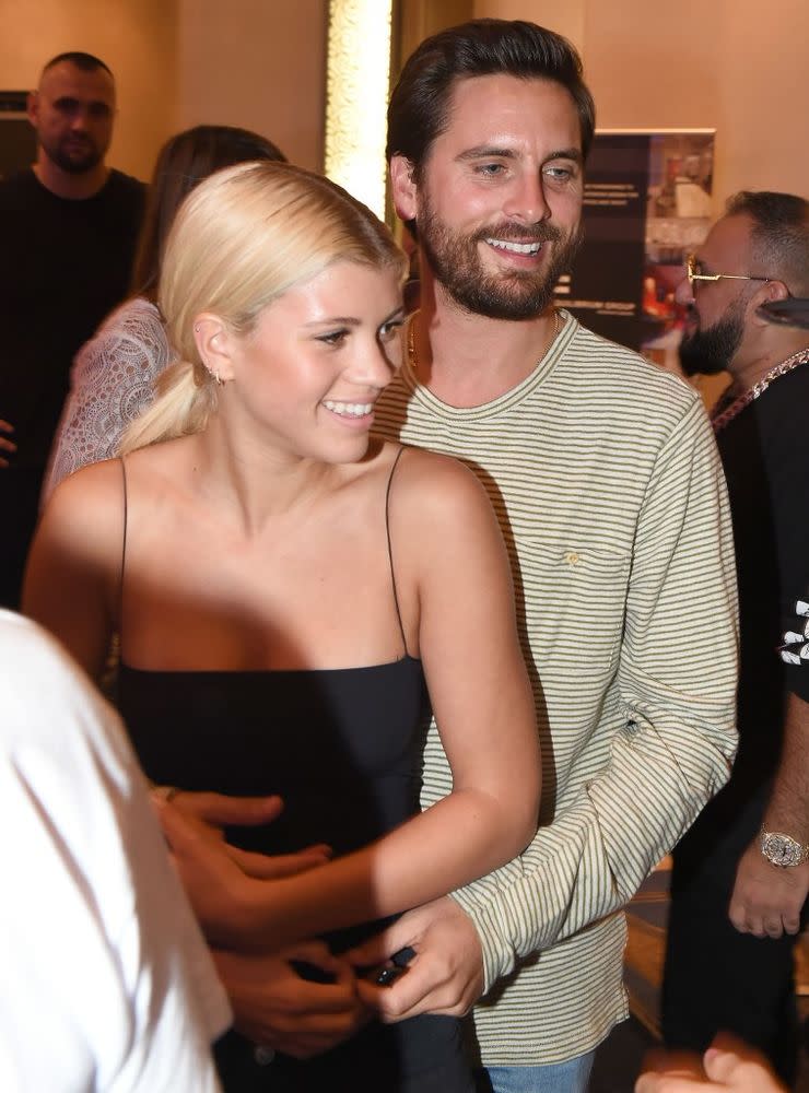 Sofia Richie and Scott Disick attend Art Basel