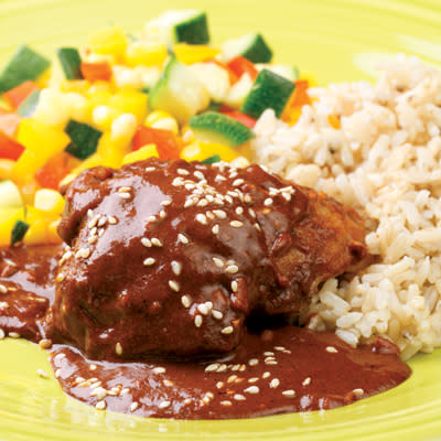 Chicken with Quick Mole Sauce