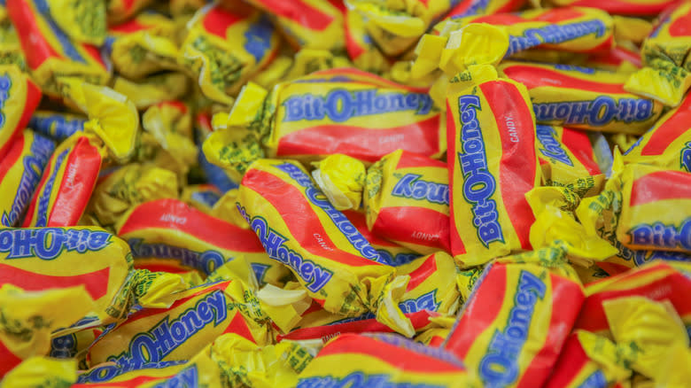 pile of Bit-O-Honey candies