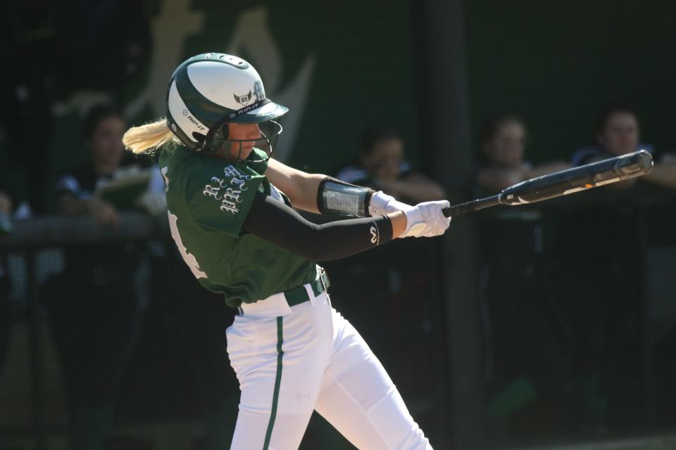 Madison's Hope Barrett crushed a grand slam home run during the Rams' 13-1 win over Clear Fork on Monday night.