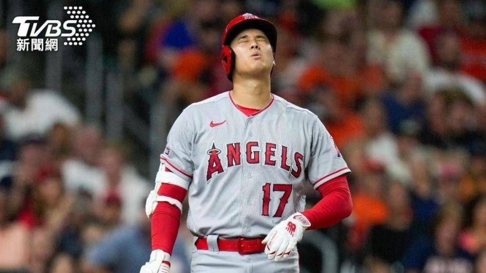 大谷翔平日前傳出右手肘傷勢。（圖／達志影像美聯社）