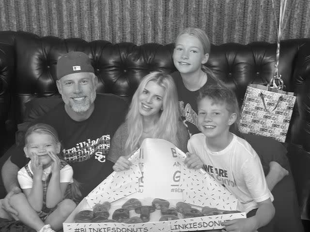 <p>Jessica Simpson/Instagram</p> Jessica Simpson and her family pose for a photo