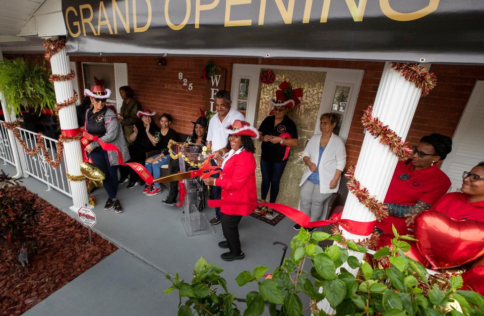 Gladis Vaccianna held a grand opening dedication for Abundant Love & Care on Thursday at 825 Plum St. in Lakeland.