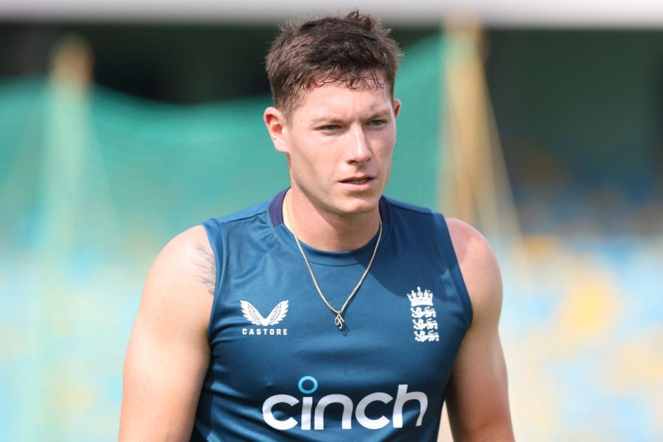Call-up: Matthew Potts is in the Lions squad and could yet play a part for England on India Test tour (Getty Images)