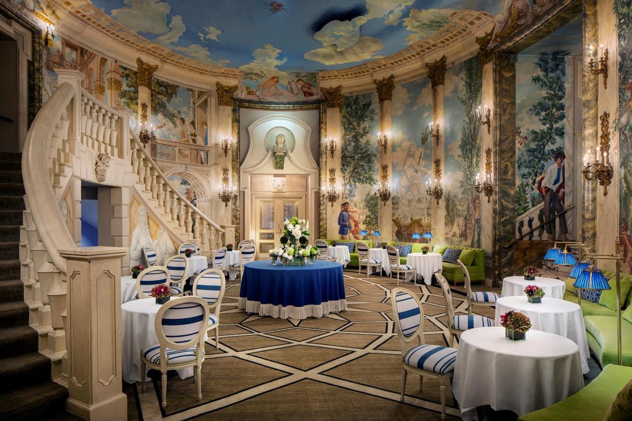 The Rotunda at The Pierre Hotel in Manhattan is known for its afternoon tea service, a great place to take Mom on Mother's Day.