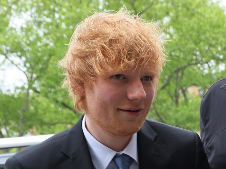 Ed Sheeran said he doesn’t want to become the ‘poster boy’ for disordered eating (Getty Images)