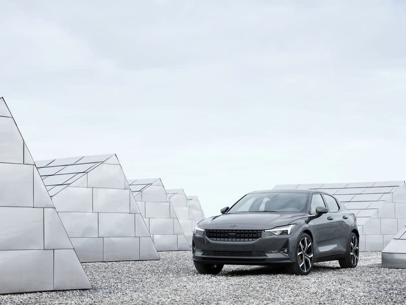 FILE PHOTO: A Polestar 2 electric car is seen in Stockholm